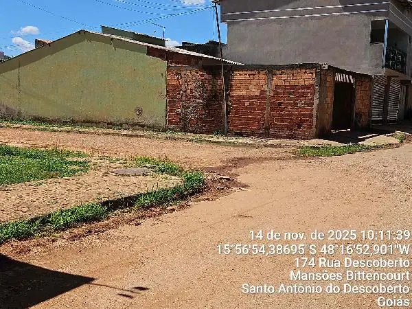 Imóvel em leilão - LOTE 180A, QUADRA 70, N. SN, CASA, FRAÇÃO IDEAL 20, LT 180A, QD 70, MANSOES BITTENCOURT, SANTO ANTONIO DO DESCOBERTO, GO