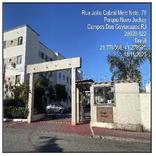 Imóvel em leilão - RUA JOAO CABRAL DE MELO NETO, N. 81, Apto 201, BL 06, PARQUE NOVO JOCKEY, CAMPOS DOS GOYTACAZES, RJ