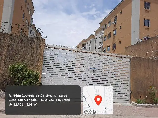 Imóvel em leilão - RUA GUATEMALA,N. 291 APTO. 105 BL 03, LT 06, QD 135, SANTA LUZIA - CEP: 24722-405, SAO GONCALO - RIO DE JANEIRO