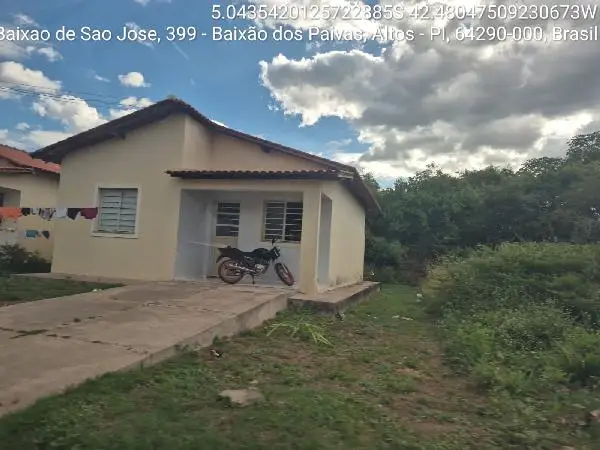 Leilão Extrajudicial de Casa em Altos - Rua Petrolina, N. 406,, Baixão do Paiva