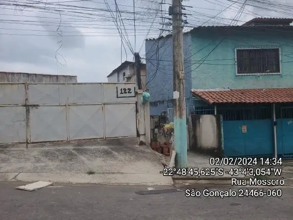 Imóvel em leilão - RUA MOSSORO, N. 122, CS 02, BOA VISTA, SAO GONCALO, RJ