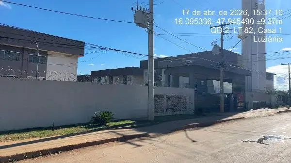 Imóvel em leilão - RUA BARBOSA, N. SN, Apto 101, BLOCO G PAVIMENTO TERREO, RECREIO MOSSORO, CIDADE OCIDENTAL, GO