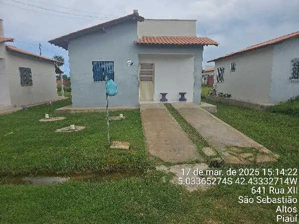 Imóvel em leilão - RUA XII, N. 760, LT 25 QD M, SÃO SEBASTIÃO, ALTOS, PI