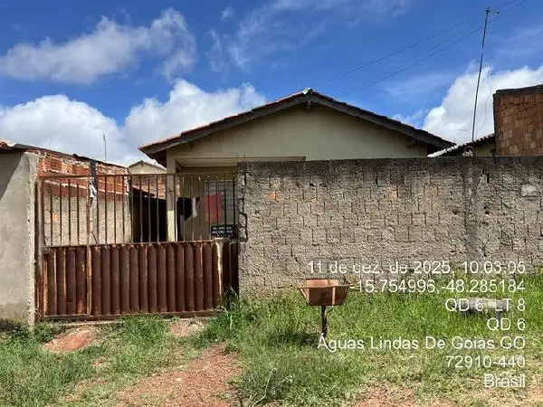 Imóvel em leilão - QUADRA 04, N. SN, LT 07-A2 - RUA AR 4, MANSOES IMPERATRIZ, AGUAS LINDAS DE GOIAS, GO