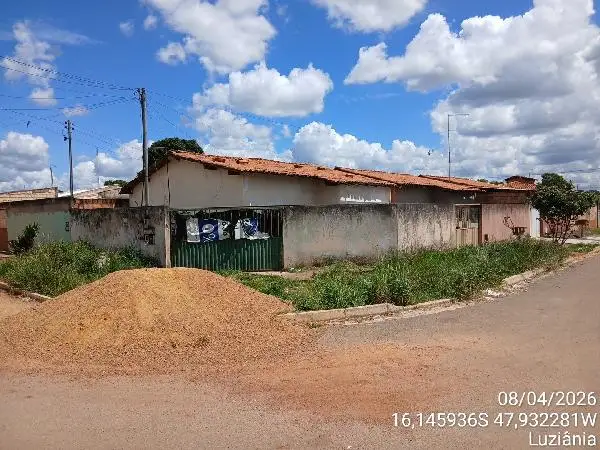 Imóvel em leilão - QUADRA F-02,N. SN CASA 01, CIDADE JARDIM MARILIA - CEP: 72800-000, LUZIANIA - GOIAS
