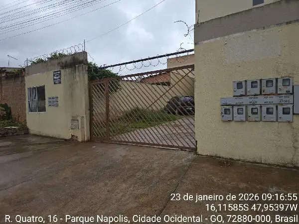 Imóvel em leilão - RUA 04 QD 16, N. S/N, Apto 201, LT 02 QD 16, PARQUE NAPOLIS A, CIDADE OCIDENTAL, GO