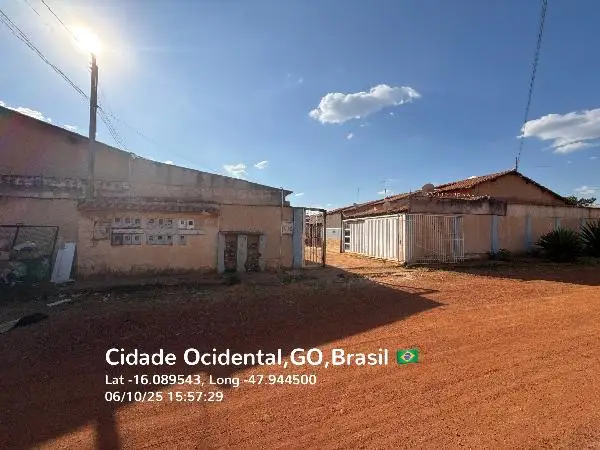Imóvel em leilão - QUADRA 113 (AVENIDA 01), N. SN, CS 05 LT 08 QD 113, MANSOES RECREIO ESTRELA D'ALVA III, CIDADE OCIDENTAL, GO