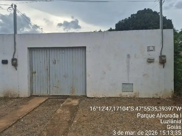 Imóvel em leilão - RUA 17, N. LT 27, CS 02, PARQUE ALVORADA I, LUZIANIA, GO