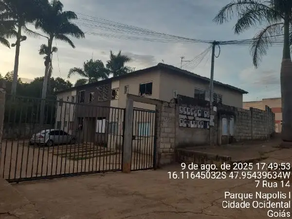Imóvel em leilão - QUADRA 1, N. SN, Apto 104, BL 01, LT 08, PARQUE NAPOLIS A, CIDADE OCIDENTAL, GO