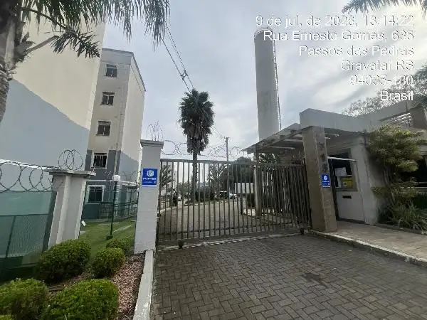 Imóvel em leilão - RUA ERNESTO GOMES, N. 715, Apto 104, BL 09 TERREO PAV 01 VG 149, PASSO DAS PEDRAS, GRAVATAI, RS