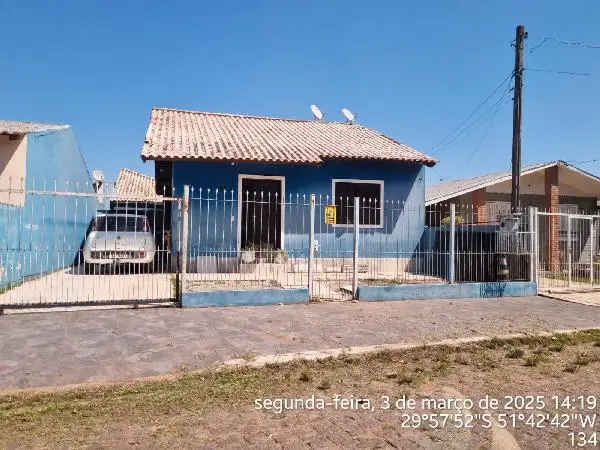 Imóvel em leilão - RUA  ASTROGILDO DO NASCIMENTO, N. 124, LT 69 QD 229, QUININHO, SAO JERONIMO, RS