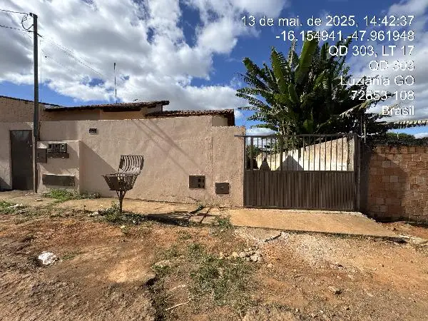 Imóvel em leilão - QUADRA 303 LOTE 17 RUA 108, N. SN, CS 02, PARQUE ESTRELA DALVA IX, LUZIANIA, GO