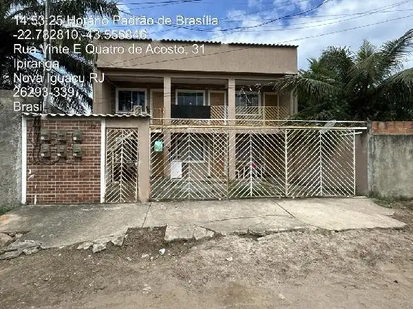 Imóvel em leilão - RUA VINTE E QUATRO DE AGOSTO, N. 42, CS 04 LT 23 QD 22, IPIRANGA, NOVA IGUACU, RJ