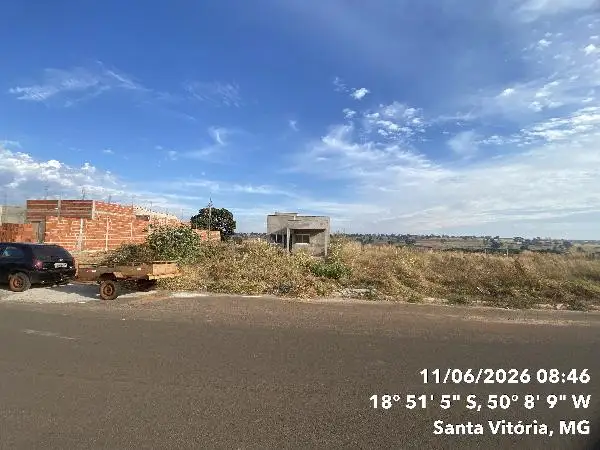 Terreno em leilão em Santa Vitória