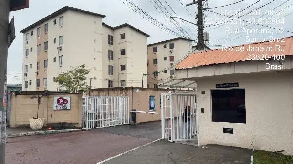 Imóvel em leilão - ESTRADA DE SANTA EUGENIA,N. 3300 APTO. 504 BL 05 LT 02 PAL 48732, SANTA CRUZ - CEP: 23520-560, RIO DE JANEIRO - RIO DE JANEIRO