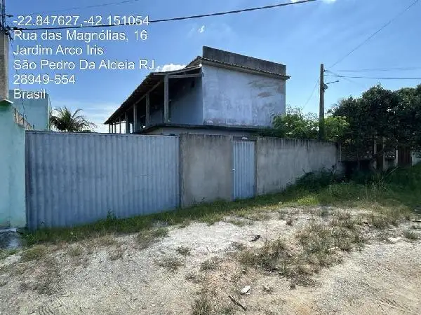 Imóvel em leilão - RUA PROJETADA H, N. SN, QD 24 LT 13, SAPEATIBA MIRIM, SAO PEDRO DA ALDEIA, RJ
