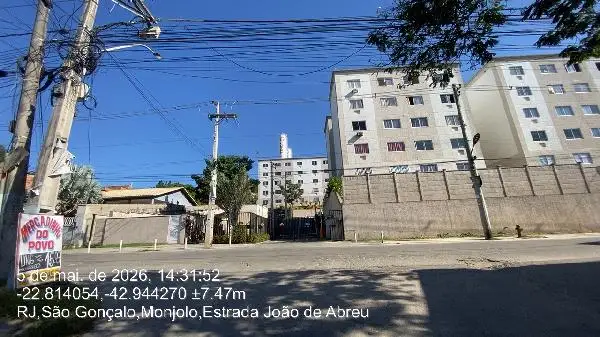 Imóvel em leilão - ESTRADA JOAO DE ABREU, N. 214, Apto 502, BL 17, LT 06, MONJOLOS, SAO GONCALO, RJ