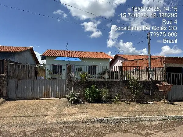 Imóvel em leilão - RUA 4, N. SN, QD 05, LT 30, GIRASSOL, COCALZINHO DE GOIAS, GO