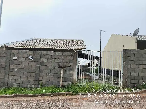 Imóvel em leilão - RUA RIO DE JANEIRO, N. SN, QD 37, LT 10, JARDIM RECANTO, AGUAS LINDAS DE GOIAS, GO