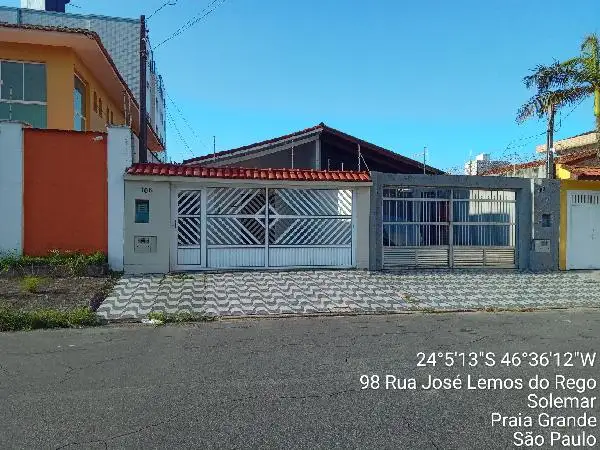 Imóvel em leilão - RUA JOSE LINS DO REGO, N. 106, PARTE DO LT 11 QD 03, SOLEMAR, PRAIA GRANDE, SP