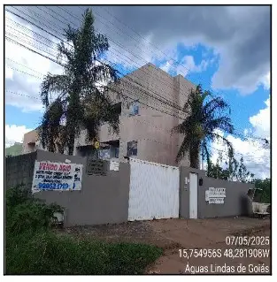 Imóvel em leilão - QUADRA 58, N. SN, Apto 202, LT 02, CJ A, ST 12, RUA 27, PARQUE DA BARRAGEM SETOR 12, AGUAS LINDAS DE GOIAS, GO