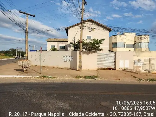 Imóvel em leilão - QUADRA 05 LOTE 19 RUA 21, N. SN, Apto 201,, PARQUE NAPOLIS A, CIDADE OCIDENTAL, GO