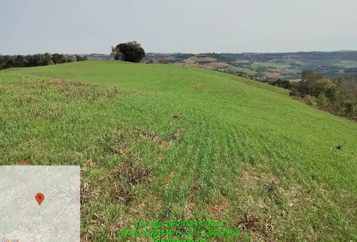 Lote rural nº153, da 1ª Secção Caturrita, com a área de 8,2500Has., distrito de Trindade, em Nonoai/RS