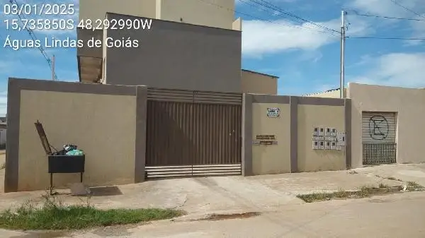 Imóvel em leilão - QD 03, N. S/N, Apto 301, LT 26, JARDIM DA BARRAGEM III, AGUAS LINDAS DE GOIAS, GO