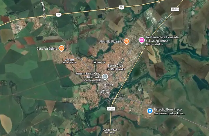 Terreno em leilão em Santa Cruz do Rio Pardo