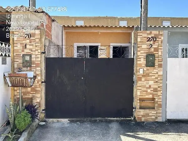 Imóvel em leilão - RUA OITO, N. 270, CS 01 LT 27 QD F, IPIRANGA, NOVA IGUACU, RJ
