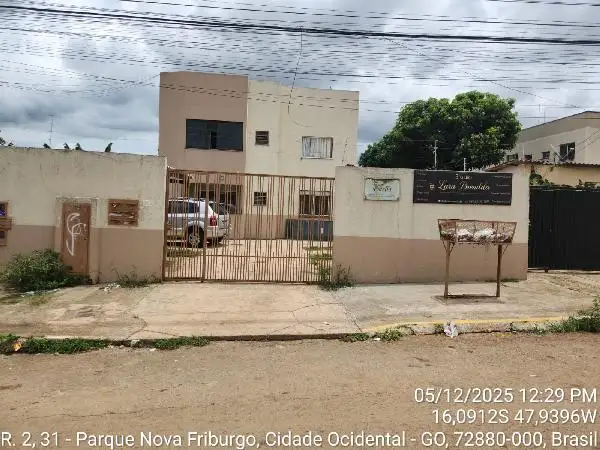 Imóvel em leilão - QUADRA 39, N. S/N, Apto 202, RUA 02 LT 02, PARQUE NOVA FRIBURGO B, CIDADE OCIDENTAL, GO