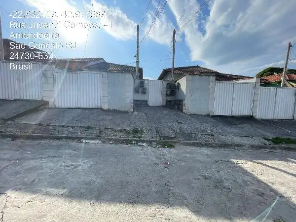 Imóvel em leilão - RUA R JUVENAL CAMPOS, N. 75, N. 75, CASA 03, AMENDOEIRA, SAO GONCALO, RJ