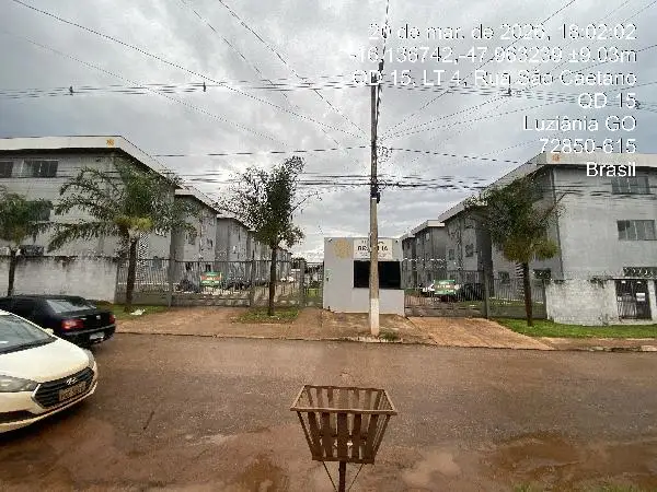 Imóvel em leilão - QUADRA 15, R SAO CAETANO,N. SN APTO. 102 BL F, LT 01, RES BRASILIA, VG 63, JARDIM ZULEIKA - CEP: 72850-500, LUZIANIA - GOIAS