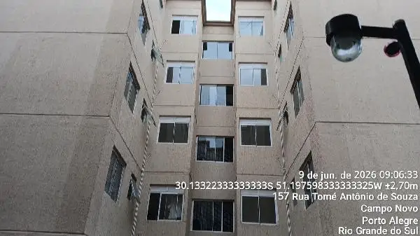 Imóvel em leilão - RUA TOME ANTONIO DE SOUZA, N. 100, Apto 401, BL 4 PAV 4 ENTRADA EST. CRIST. KRAE 20, CAMPO NOVO, PORTO ALEGRE, RS
