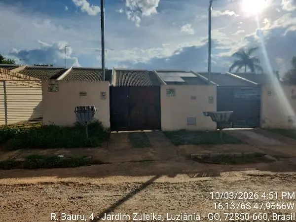 Imóvel em leilão - RUA BAURU, N. SN, CS 01 CH 11-B QD 08 GL A, CHACARAS MARAJOARA, LUZIANIA, GO