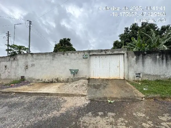 Imóvel em leilão - RUA 13, N. SN, QD 11, LT 05, CIDADE INDUSTRIAL FRACAROLI, LUZIANIA, GO