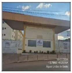 Imóvel em leilão - QUADRA 75 CONJUNTO A, N. SN, Apto 101, 1 PAV BLC LT14 ST12 VG21 FRENTE RUA  3, PARQUE DA BARRAGEM SETOR 12, AGUAS LINDAS DE GOIAS, GO