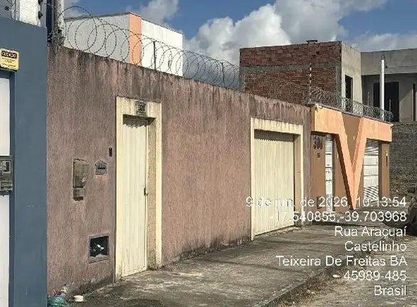 Imóvel em leilão - RUA ARACUAI, N. 320, LOTE 11 QUADRA 12, NANUQUE, TEIXEIRA DE FREITAS, BA