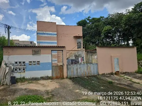 Imóvel em leilão - QUADRA 58,N. SN APTO. 102 LT 05, RUA 27, PARQUE NAPOLIS B - CEP: 72883-162, CIDADE OCIDENTAL - GOIAS