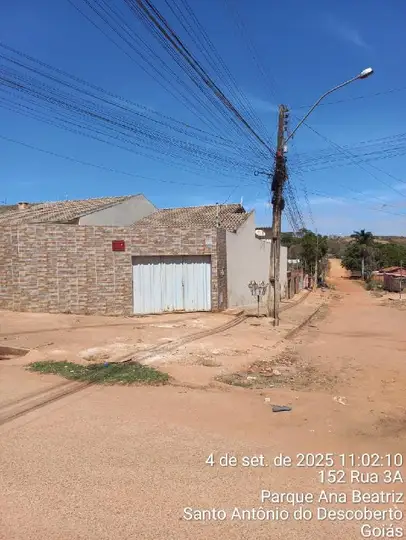 Imóvel em leilão - QUADRA 5 (RUA 3A), N. SN, LT 17A1, JARDIM ANA BEATRIZ I, SANTO ANTONIO DO DESCOBERTO, GO