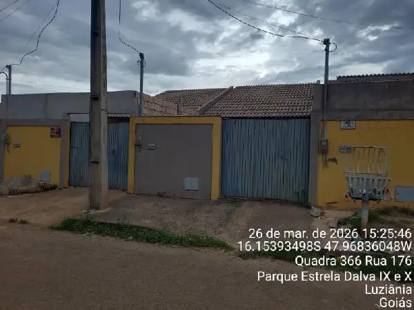 Imóvel em leilão - QUADRA 366 LOTE 12A1 RUA 176, CASA 02, PARQUE ESTRELA DALVA IX, LUZIANIA, GO