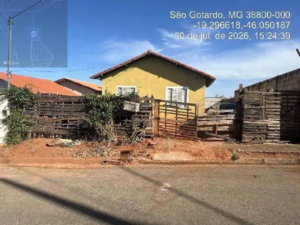 Leilão Extrajudicial de Casa em São Gotardo - Rua Rafael Batista Leite, N. 41, Lt 02 Qd 04, Alto Bela Vista, Sao Gotardo, Mg