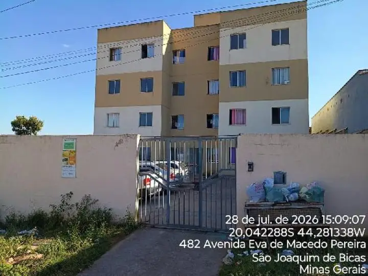 Apartamento em leilão em São Joaquim de Bicas