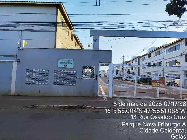 Imóvel em leilão - QUADRA 4, N. SN, Apto 102, CH 17 RUA OSWALDO CRUZ BL M VG M102, MANSOES RECREIO MOSSORO, CIDADE OCIDENTAL, GO