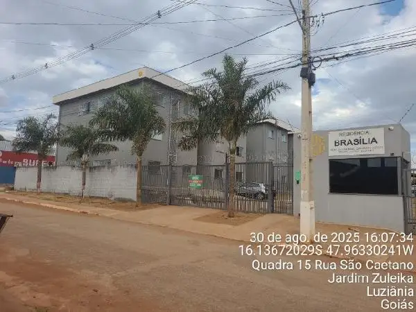 Imóvel em leilão - RUA SAO CAETANO, N. SN, Apto 103, BL B LT 01 QD 15, JARDIM ZULEIKA, LUZIANIA, GO