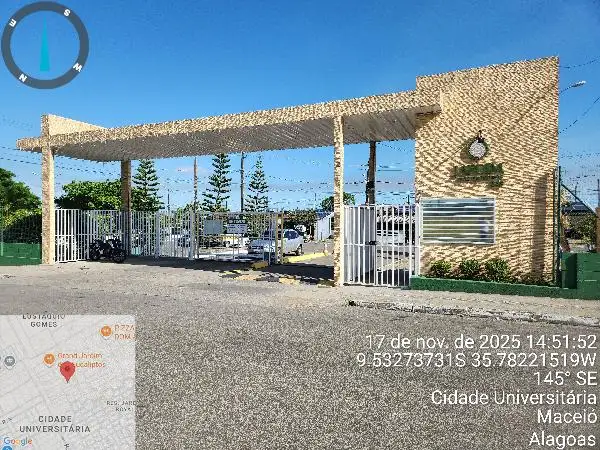 Imóvel em leilão - RUA DR MANOEL VALENTE DE LIMA - ANTIGA AV B, N. 248, CS 15  TIPO 02 QD N, CIDADE UNIVERSITARIA, MACEIO, AL