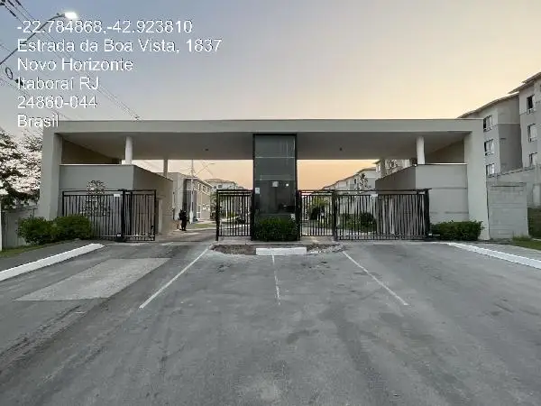 Imóvel em leilão - ESTRADA DA BOA VISTA, N. SN, Apto 104, TORRE 15, LT 01-B-1, NOVO HORIZONTE (MANILHA), ITABORAI, RJ