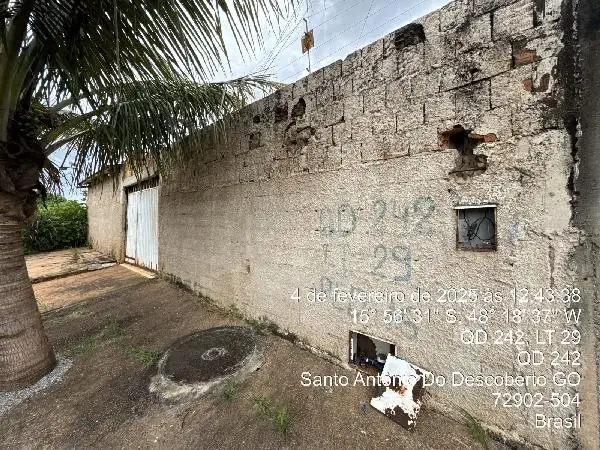 Imóvel em leilão - QUADRA 242, N. SN, LT 29, RUA 34, PARQUE ESTRELA DALVA XVI, SANTO ANTONIO DO DESCOBERTO, GO