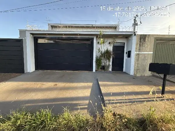 Imóvel em leilão - RUA TOCANTINS, N. SN, QD 15 LT 09 PARTE A, SANTO AGOSTINHO, RIO VERDE, GO