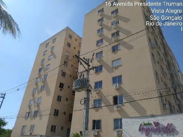 Imóvel em leilão - AVENIDA PRESIDENTE TRUMAN, N. 151, Apto 109, TR 01 BL 01, VISTA ALEGRE, SAO GONCALO, RJ